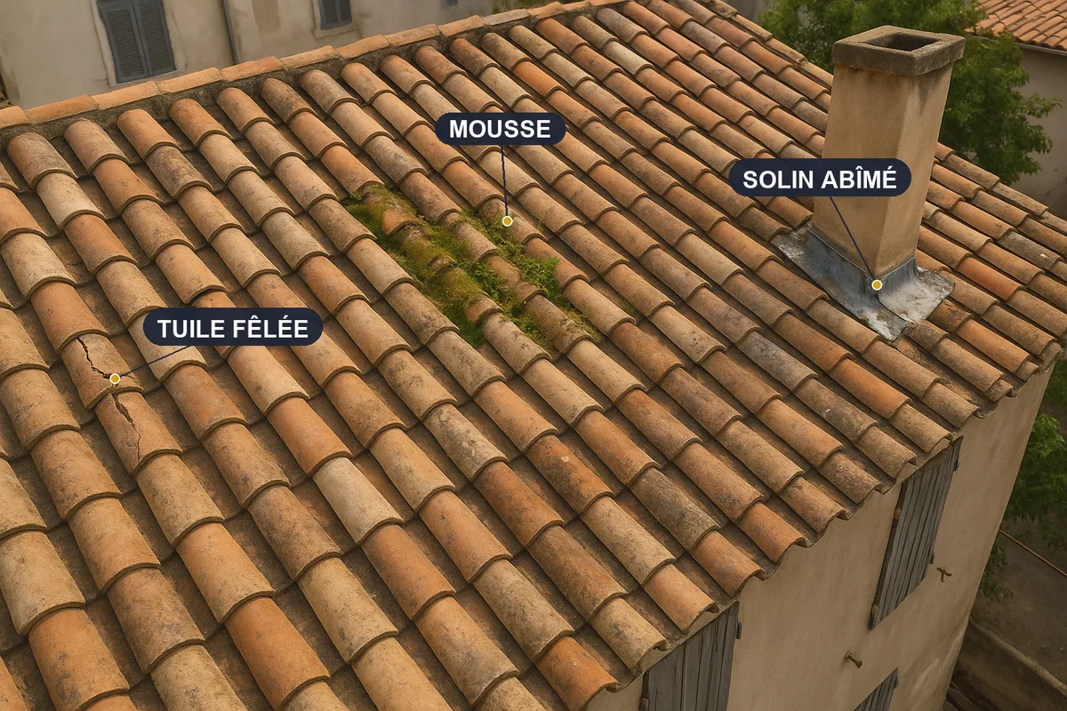 Inspection de toiture